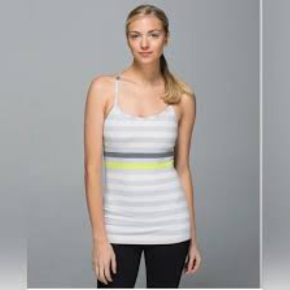 Lululemon Striped Tank Top power Y